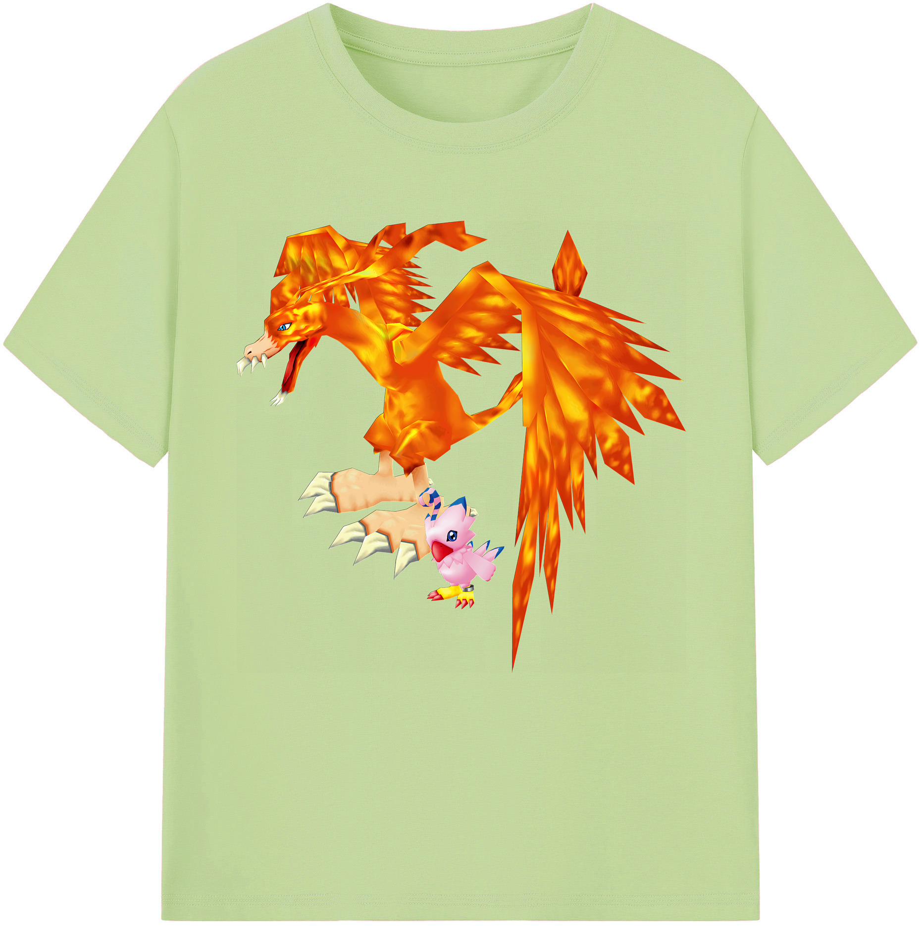 （画像用） Digimon デジタルモンスター/デジモン 綿100％半袖Tシャツ（フロントプリント）